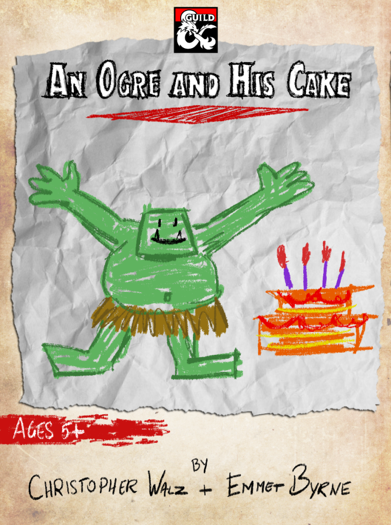 an ogre and his cake