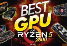 best gpu for ryzen 5 2600 in 2021