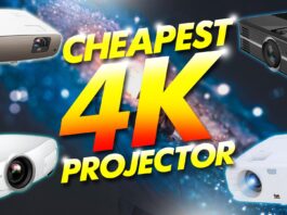 cheapest 4k projector
