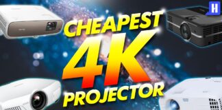 cheapest 4k projector