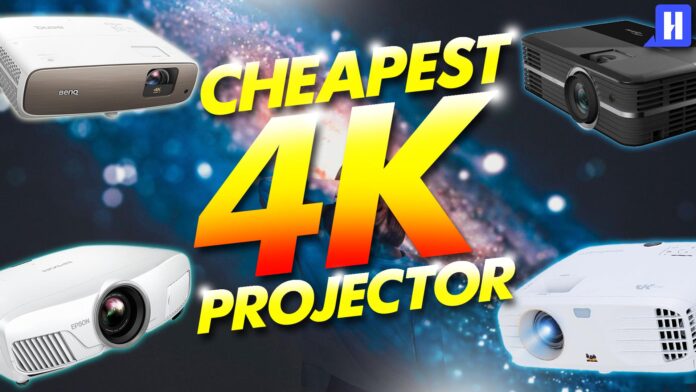 cheapest 4k projector