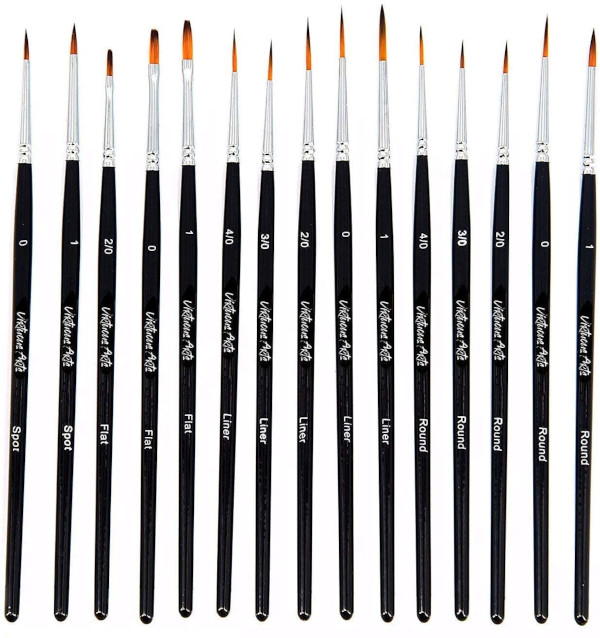 fine paint brush set by virtuoso