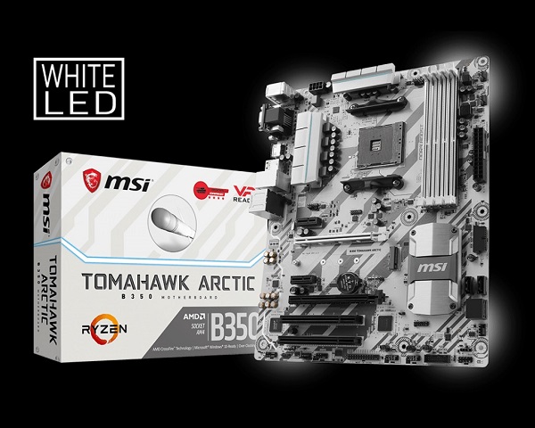 msi gaming b350 tomahawk arctic 5