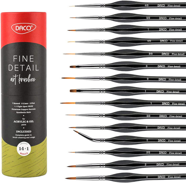 paint brush set by daco