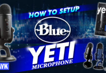 how to setup blue yeti microphone