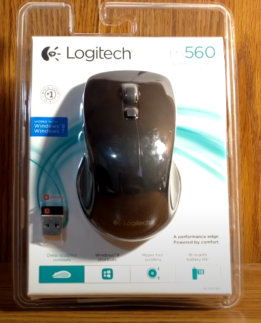 logitech m560 wireless mouse image 2