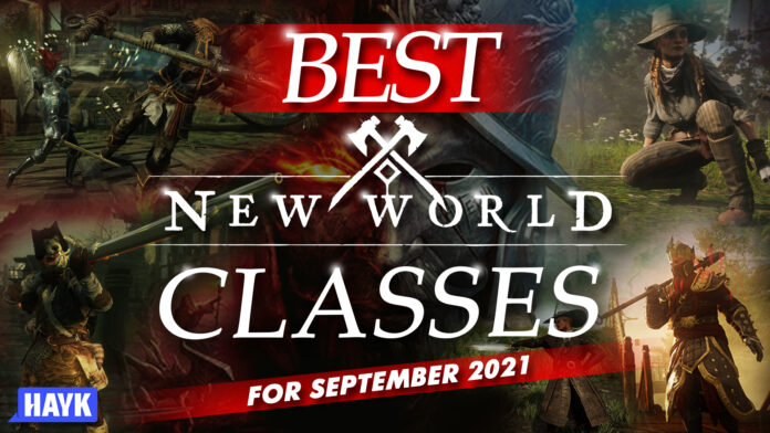 best new world classes for september 2021