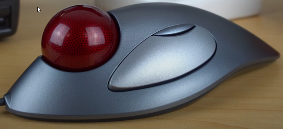 logitech trackman marble trackball mouse image 1