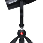 shure mv7 usb microphone with tripod image 1