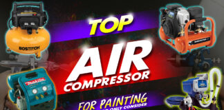 top air compressor for painting you should only consider