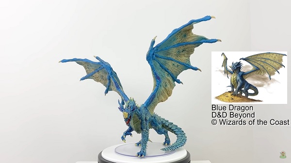 d&d adult blue dragon from wizkids