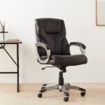 amazon basics executive office desk chair with armrests