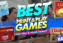 best print and play games for you and your family