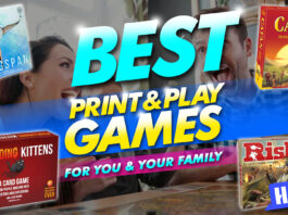 best print and play games for you and your family