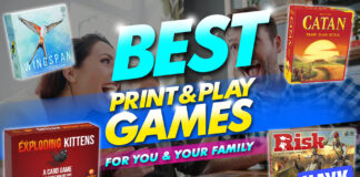 best print and play games for you and your family