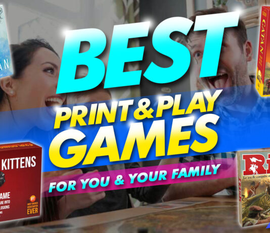 best print and play games for you and your family