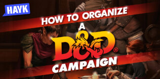 how to organize a d&d campaign