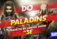 do paladins have to be lawful good in 5e